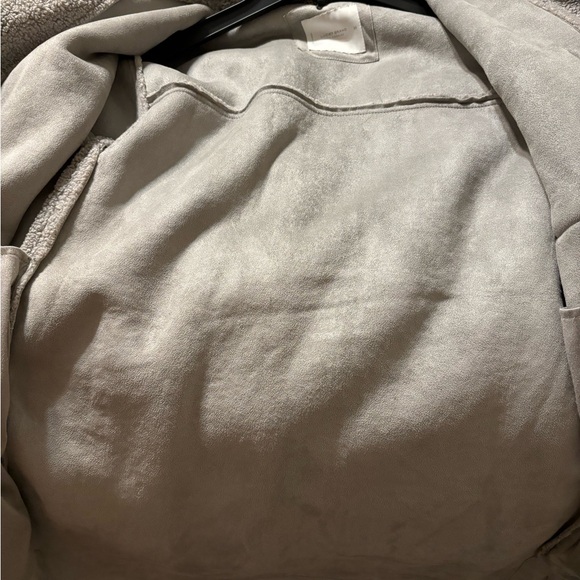 Lucky brand grey Sherpa shacket new - Picture 4 of 4